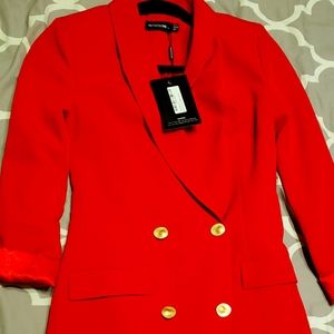 Red Blazer Dress size 0